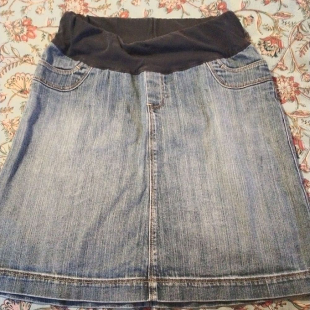 GAP Maternity Denim Skirt Akubi